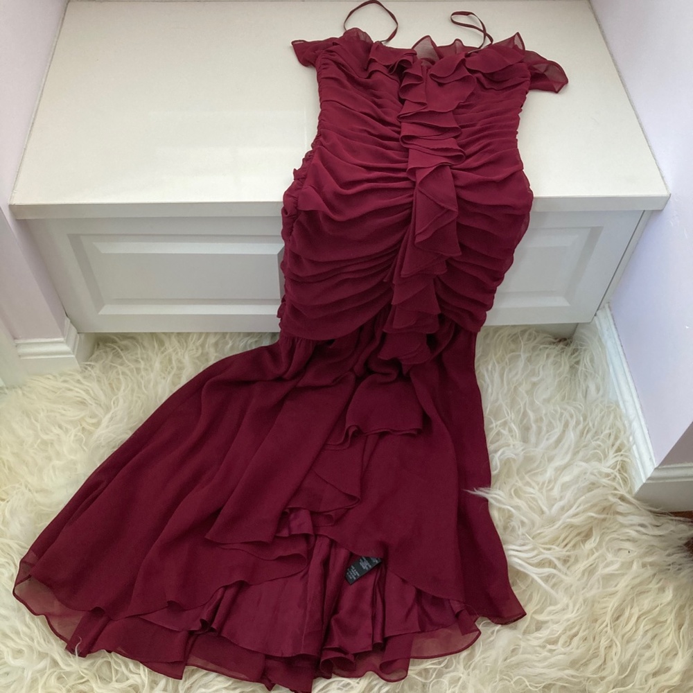 JILL Jill Stuart Ruched Strapless Evening DRESS - Picture 2 of 9